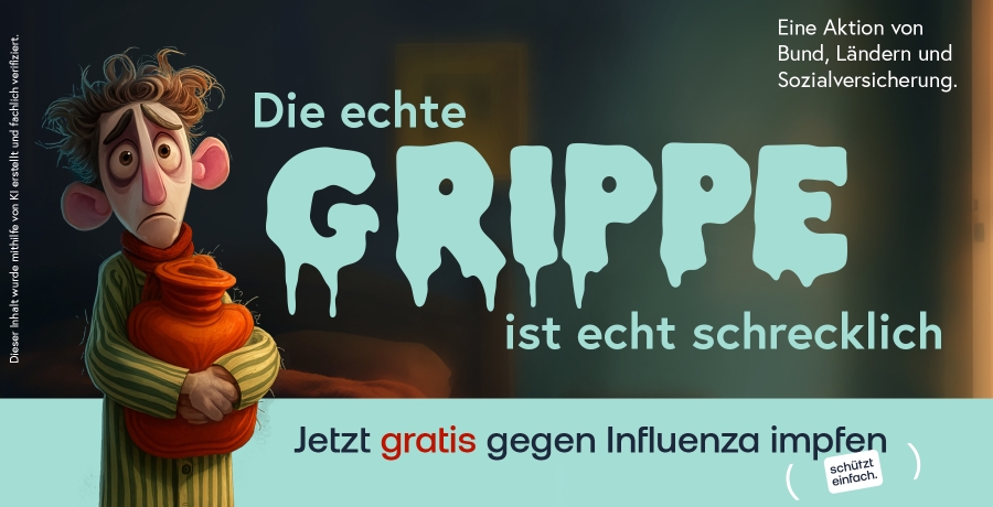 Sujet der Influenza-Kampagne 2025